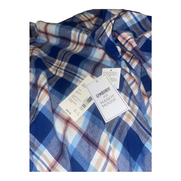 Blue and White Long Sleeve Pajama Set 100% cotton - Picture 4 of 5